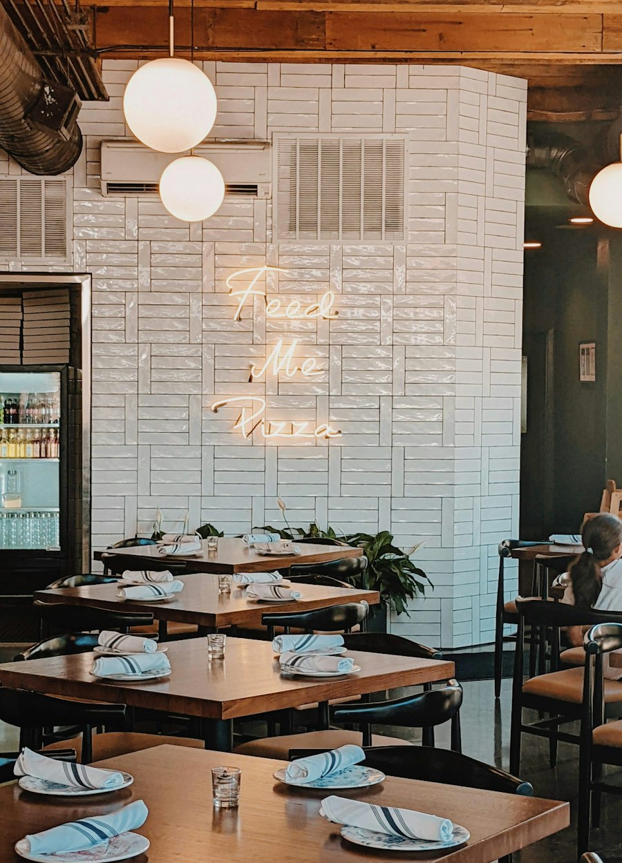 Pizzerias — floor / counter